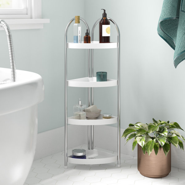 Wayfair Basics 4 Tier Corner Bathroom Shelf Unit & Reviews Wayfair.co.uk